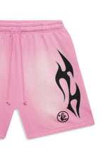 Hellstar Sports Flame Shorts Pink (Valentine's Day) - Image 3