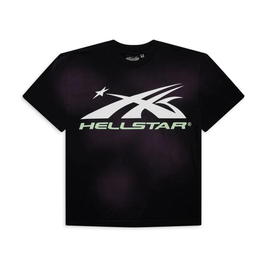 Hellstar Glow in the Dark Sports Logo T-Shirt Purple