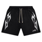 Hellstar Spiderweb Sport Logo Shorts Black