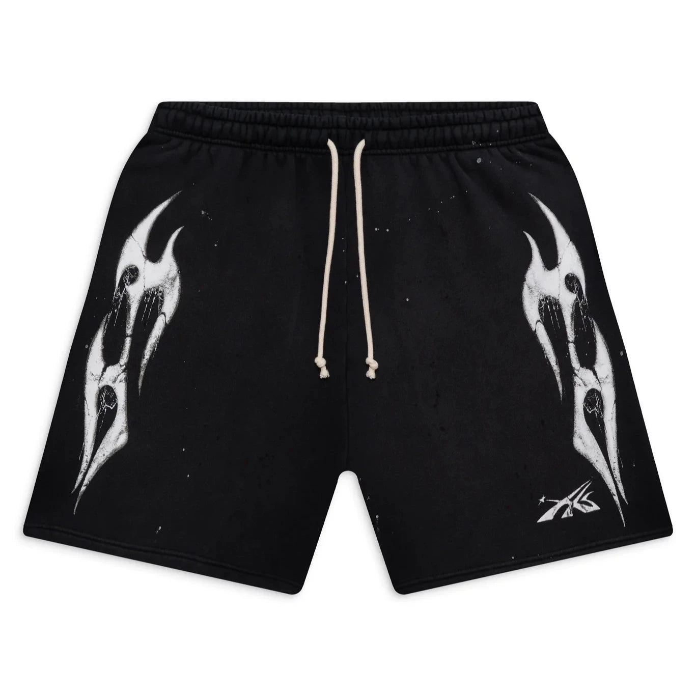 Hellstar Spiderweb Sport Logo Shorts Black