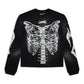 Hellstar Skeleton Longsleeve Tee Black