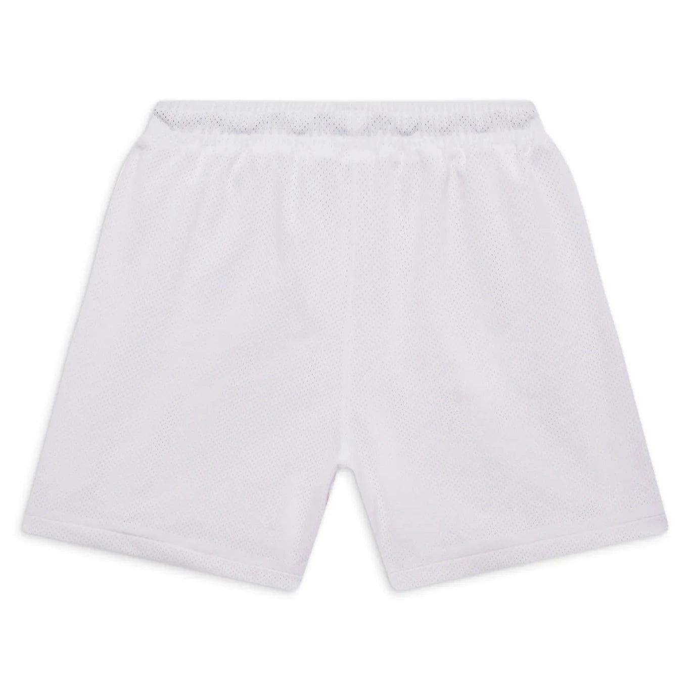 Hellstar Flame Mesh Shorts White