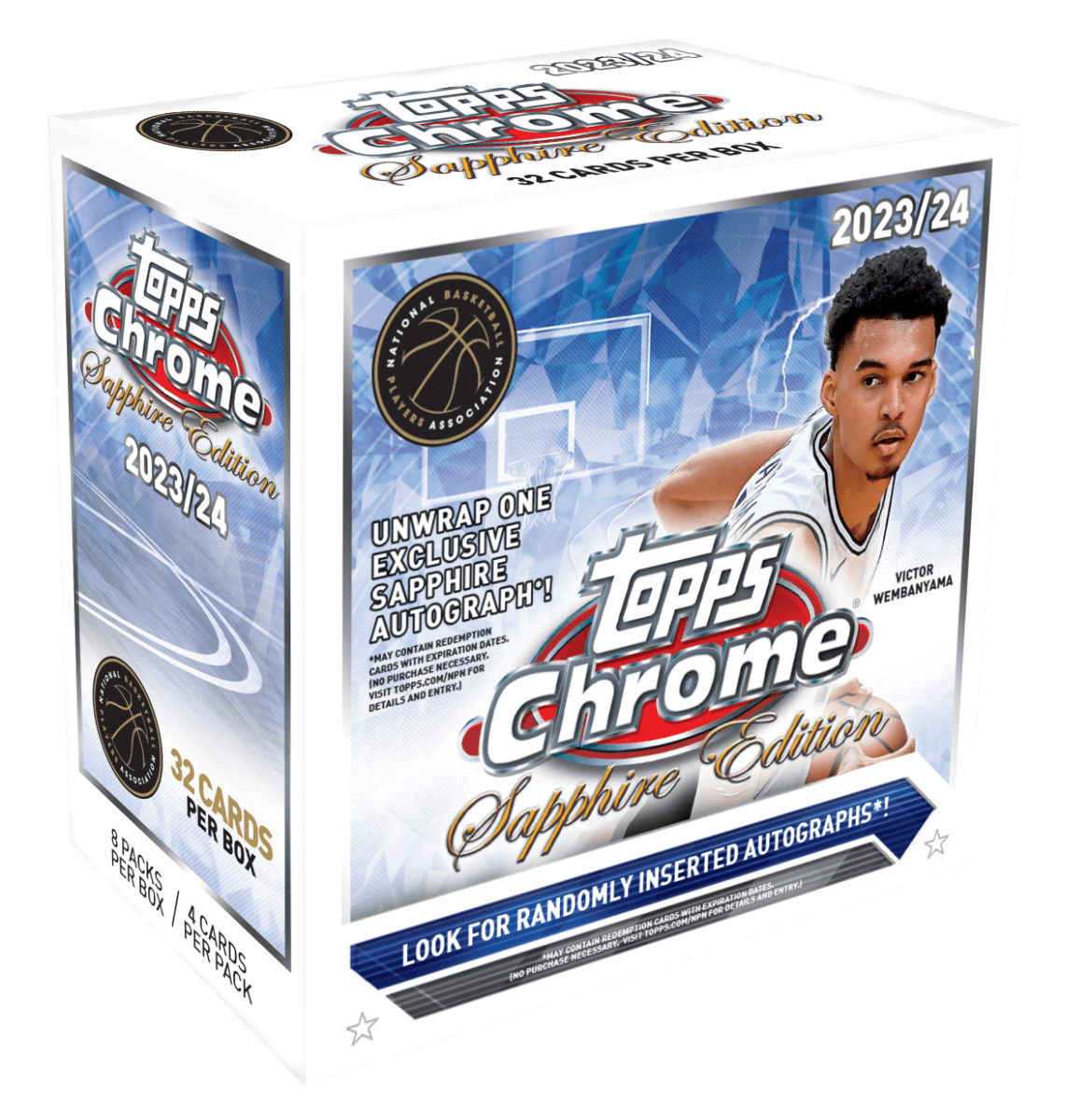 2023-24 Topps Chrome® Basketball Sapphire Edition Hobby Box