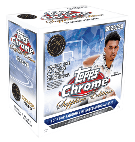 2023-24 Topps Chrome® Basketball Sapphire Edition Hobby Box