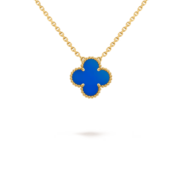 Van Cleef & Arpels Vintage Alhambra pendant 18K yellow gold, Agate