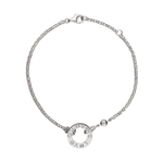 Cartier Love Bracelet, 18k White Gold, 2 Diamonds - Image 1