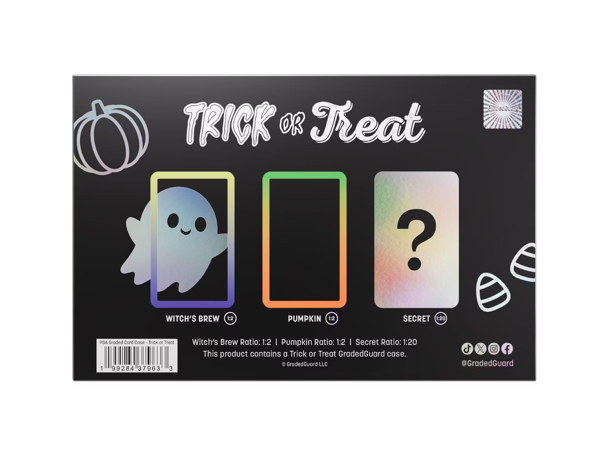 GradedGuard Trick or Treat (PSA) Pokémon Graded Card Holder Sealed Mystery Box