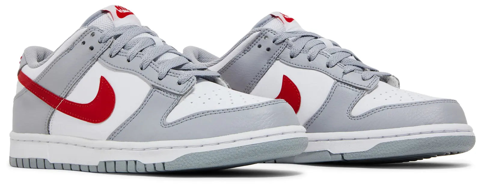 Nike Dunk Low White Grey Red