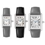 Cartier Tank Must de Cartier Watch, Large Model, Steel, Leather - Image 2