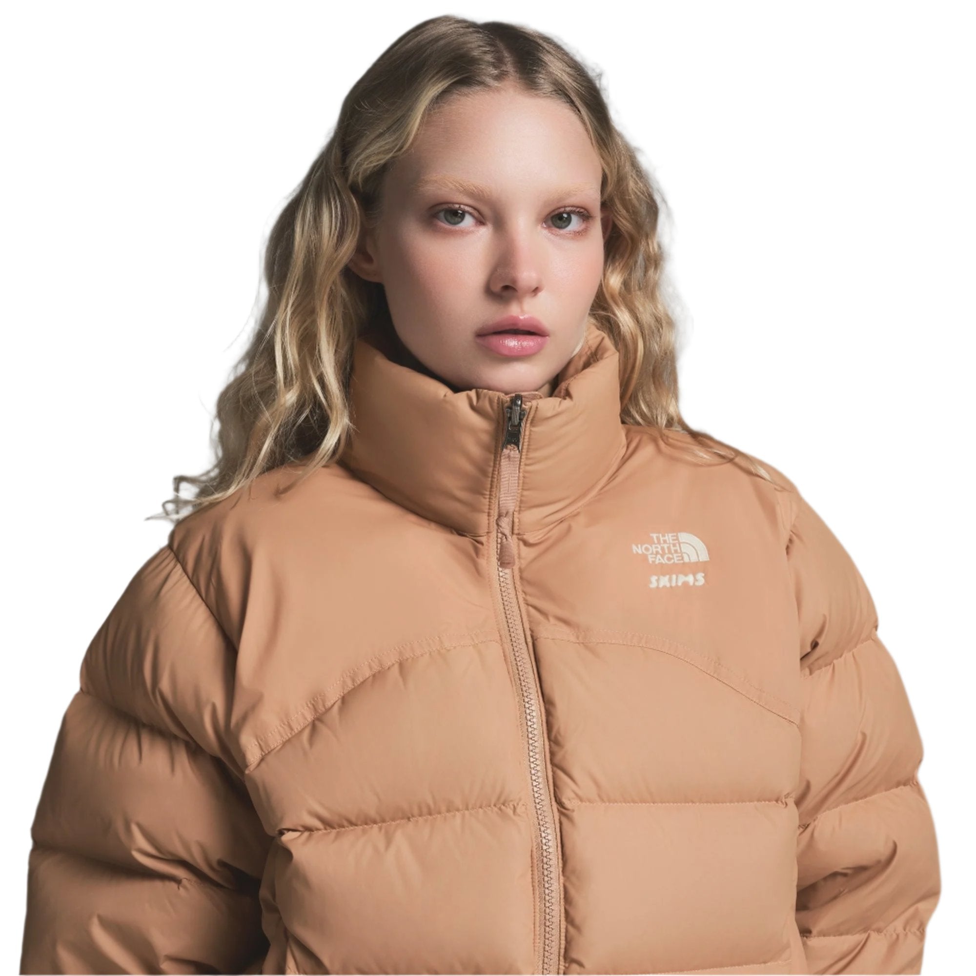 Skims x The North Face 2000 Retro Nuptse Jacket Ochre (Women's)