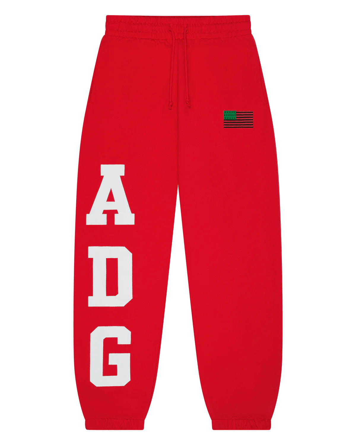 Denim Tears ADG Pan African American Flag Sweatpant Red