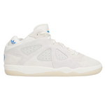 White sneaker with blue accents on a white background - Image 1
