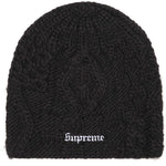 Supreme Block Knit Beanie Black - Image 1