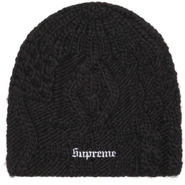 Supreme Berretto in Maglia a Blocchi Nero