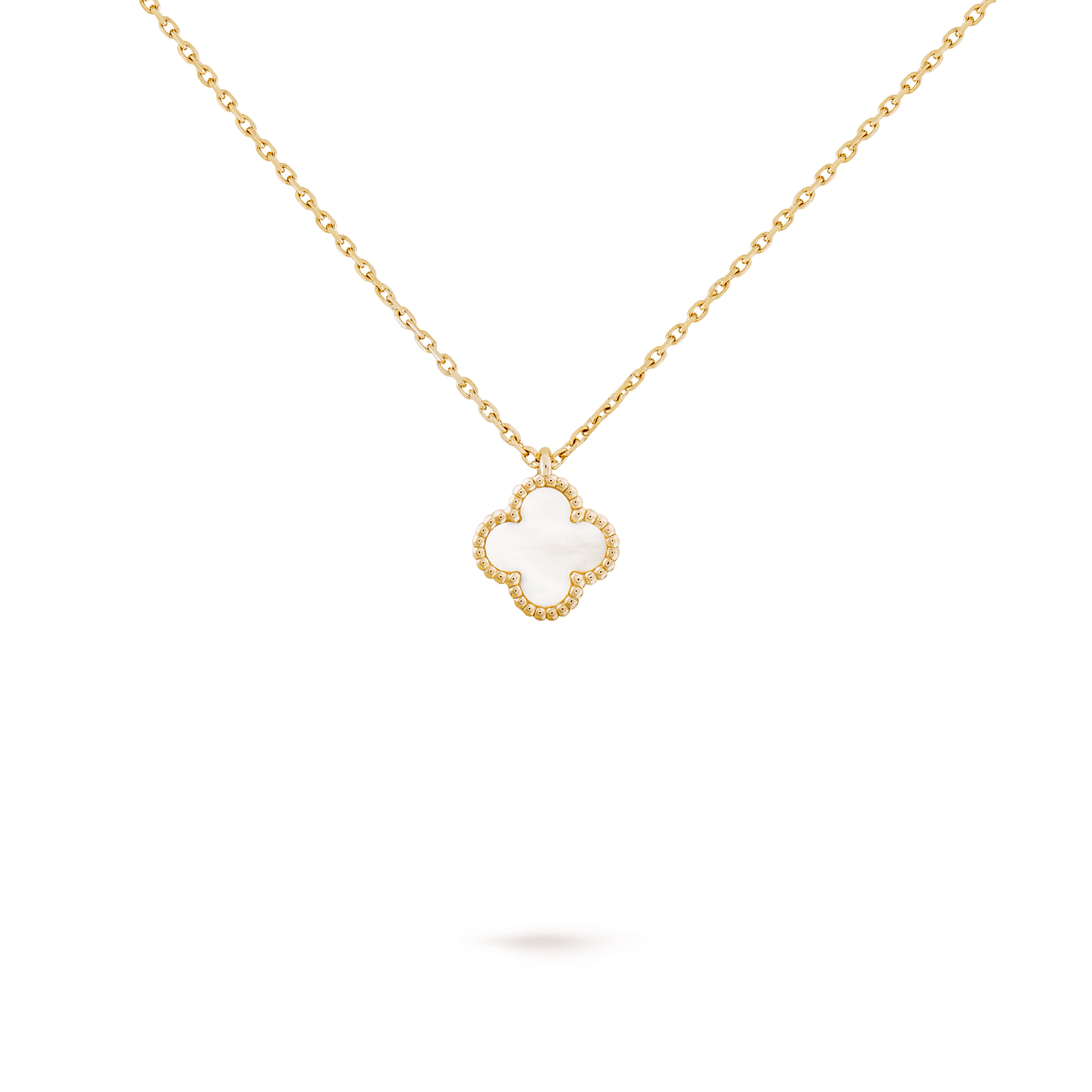 Van Cleef & Arpels Sweet Alhambra pendant 18K yellow gold, Mother-of-pearl