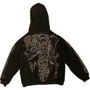Cactus Jack x Fragment Skeleton Graffiti Full Zip Hoodie Redux (ComplexCon)
