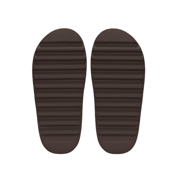 Pair of brown insoles on a white background