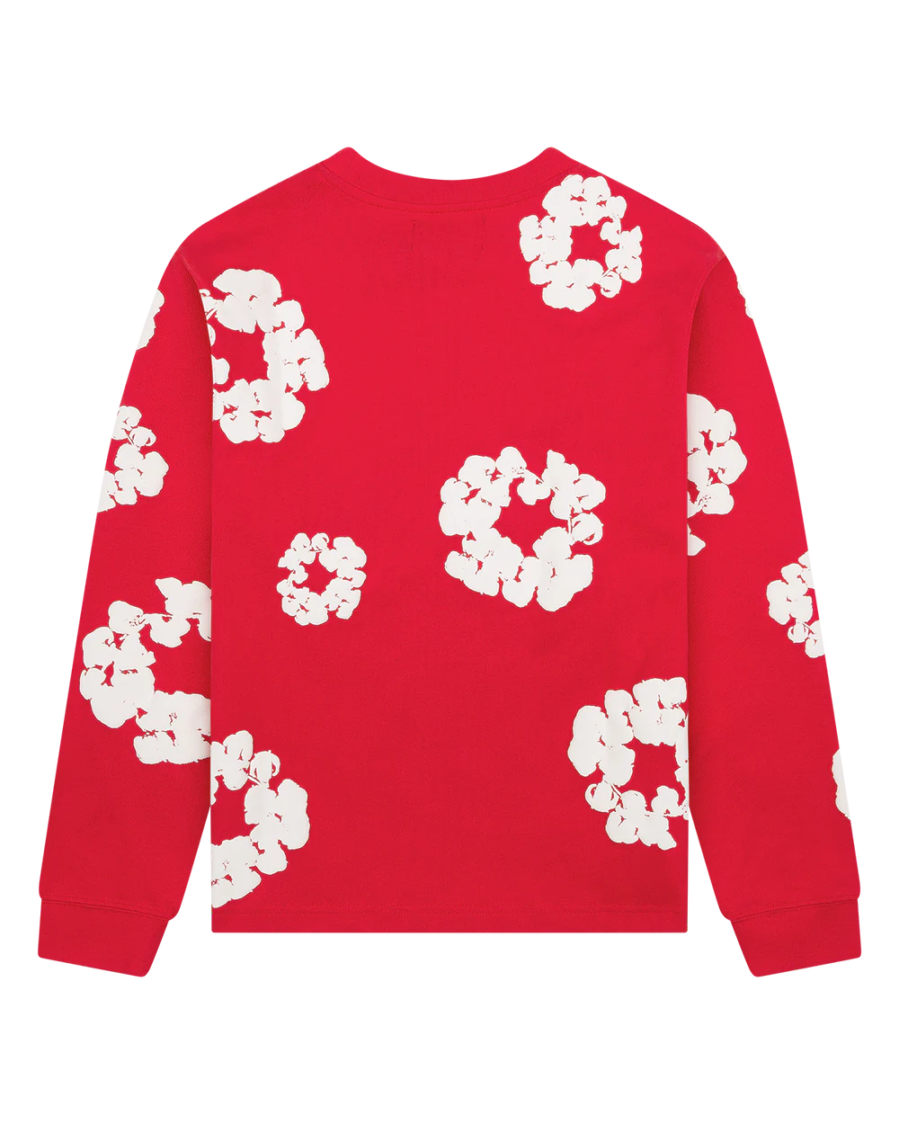 Denim Tears Long Sleeve Cotton Wreath Tee Red