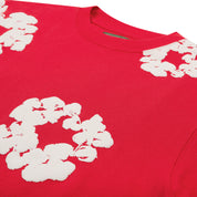 Denim Tears Long Sleeve Cotton Wreath Tee Red