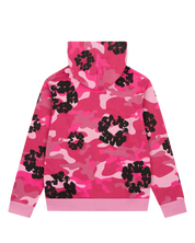 Denim Tears Pink Camo Cotton Wreath Zip Hoodie