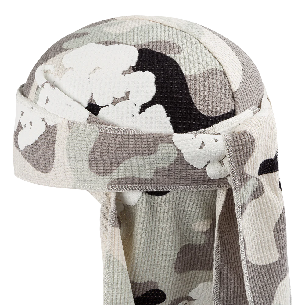 Denim Tears White Snow Camo Cotton Wreath Durag