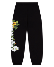 Denim Tears DT Floral Logo Sweatpant Black