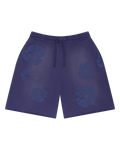 Denim Tears Mono Cotton Wreath Sweat Shorts Washed Blue