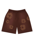 Denim Tears Mono Cotton Wreath Sweat Shorts Brown