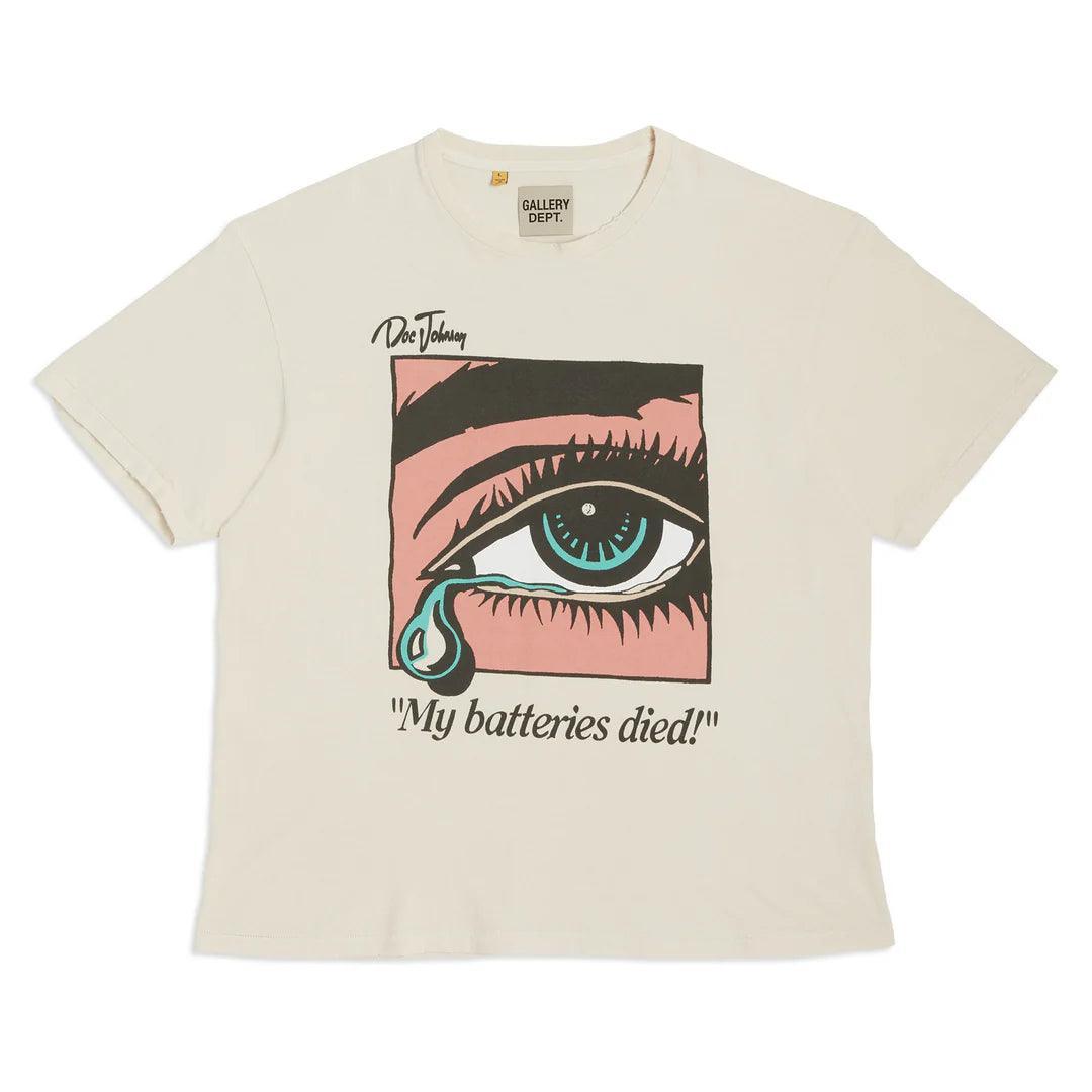 Gallery Dept. Dead Batteries Tee Antique White