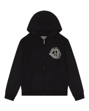 Denim Tears University Zip Hoodie Black