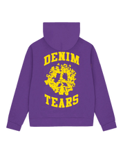 Denim Tears University Zip Hoodie Purple