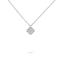 Van Cleef & Arpels Sweet Alhambra Anhänger aus 18K Weißgold, Diamant