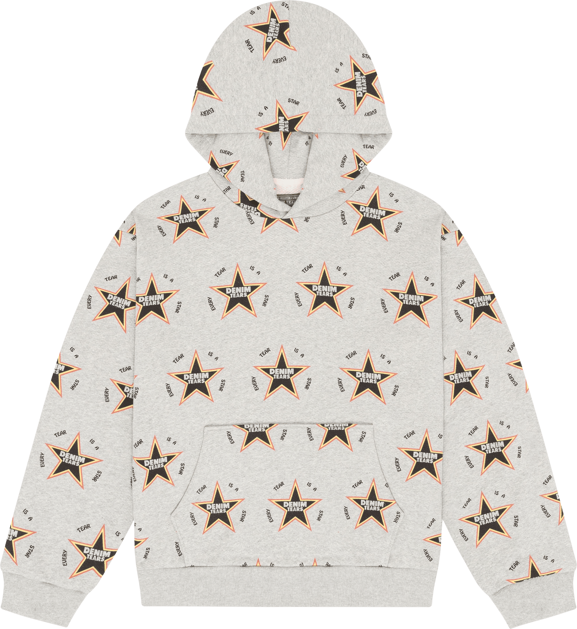 Denim Tears Every Tear Is A Star Hoodie Grey