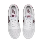 White sneakers with pink accents on a white background - Image 4