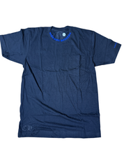 Chrome Hearts Neck Logo Pocket T-Shirt Black / Blue