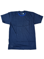 Chrome Hearts Neck Logo Pocket T-Shirt Black / Blue - Image 1