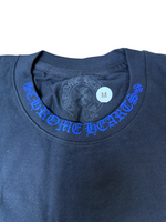 Chrome Hearts Neck Logo Pocket T-Shirt Black / Blue - Image 3