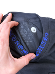 Chrome Hearts Neck Logo Pocket T-Shirt Black / Blue