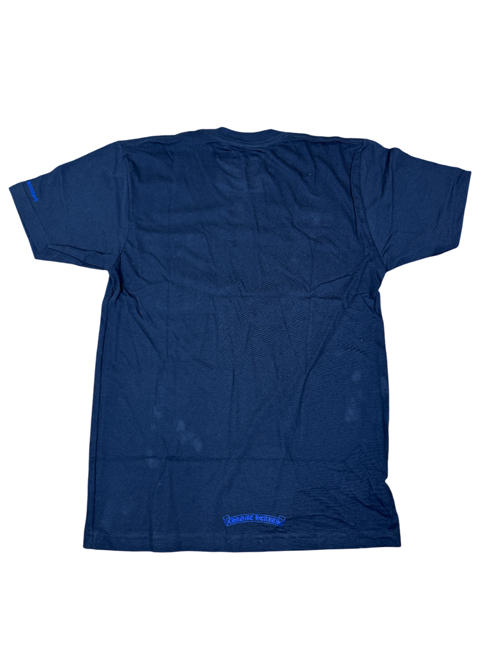 Chrome Hearts Neck Logo Pocket T-Shirt Black / Blue