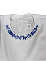 Chrome Hearts Neck Logo Pocket T-Shirt White / Blue - Image 3