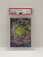 2000 Topps Chrome Pokémon T.V. Squirtle Sparkle #7 PSA 10 GEM MINT - Image 3