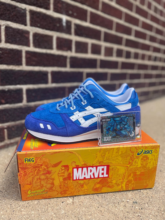ASICS Gel-Lyte III '07 Remastered Kith Marvel X-Men Beast Opened Box (Silver Trading Card Included), Sneaker - Supra Sneakers