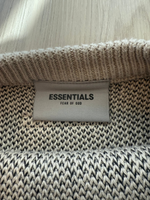 Fear of God Essentials Knit Sweater Linen Tan (Used) - Image 3