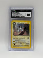 2000 Pokémon Team Rocket Dark Magneton Holo 11/82 CGC 10 GEM MINT - Image 3