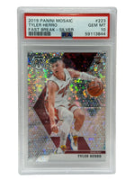 2019 Panini Mosaic Tyler Herro Fast Break Silver Rookie Card #223 PSA 10 GEM MINT - Image 1