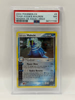 2004 Pokémon EX Team Aqua's Walrein Holo 6/95 PSA 7 NEAR MINT - Image 3