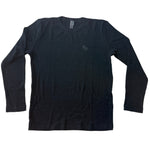 Chrome Hearts Wool Embroidered L/S Thermal Crewneck Black - Image 1