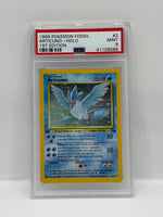 1999 Pokémon Fossil 1st Edition Articuno Holo 2/62 PSA 9 MINT - Image 3