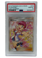 2018 Pokémon Lost Thunder Whitney Full Art 214/214 PSA 10 GEM MINT - Image 1