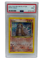 2001 Pokémon Neo Revelation Entei Holo 6/64 PSA 9 MINT - Image 1